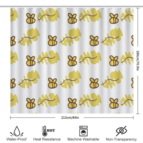 Shower Curtain 84" × 71" | Ships from USA