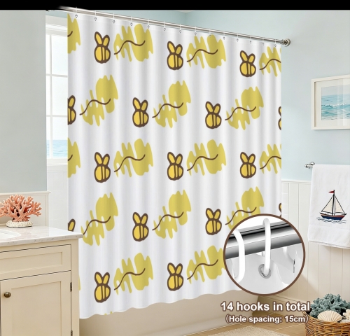 Shower Curtain 84" × 71" | Ships from USA