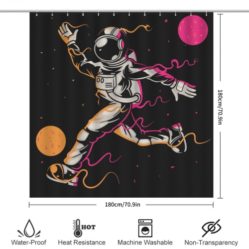 Shower Curtain 71" × 71" | Ships from USA