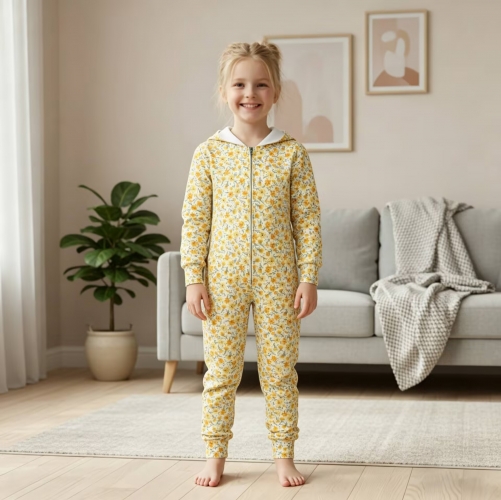 Kids Hooded Jumpsuit