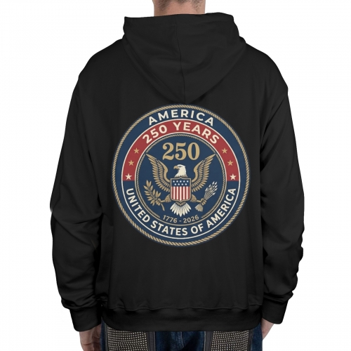Men's Hoodie (Model H03) (Front & Back Print) | Ships from USA
