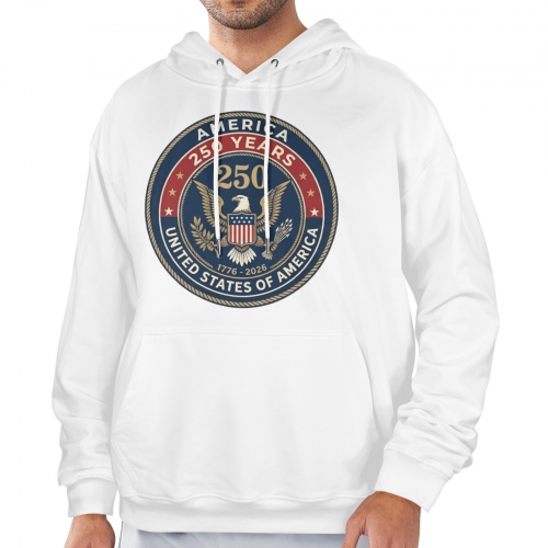 Men's Hoodie (Model H03) (Front & Back Print) | Ships from USA