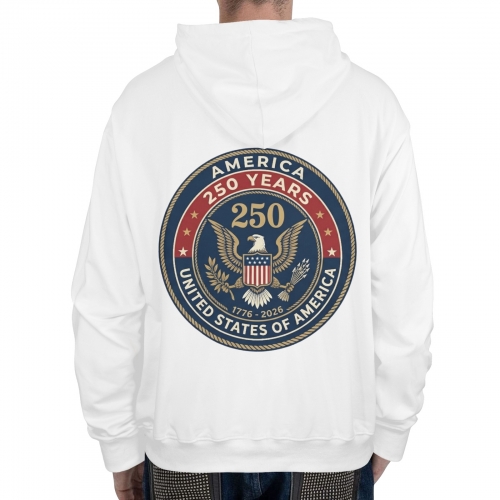 Men's Hoodie (Model H03) (Front & Back Print) | Ships from USA