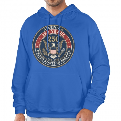 Men's Hoodie (Model H03) (Front & Back Print) | Ships from USA