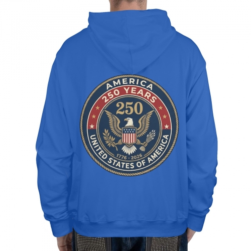 Men's Hoodie (Model H03) (Front & Back Print) | Ships from USA