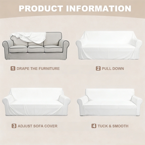 3-Seater Sofa Cover | Ships from USA
