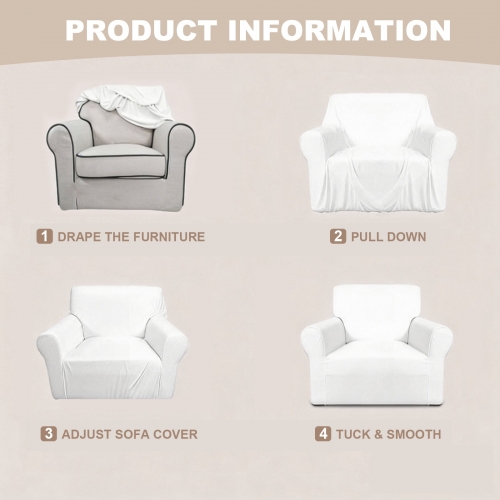 Single Seater Sofa Cover | Ships from USA