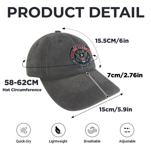 Vintage Washed Baseball Cap | Ships from USA