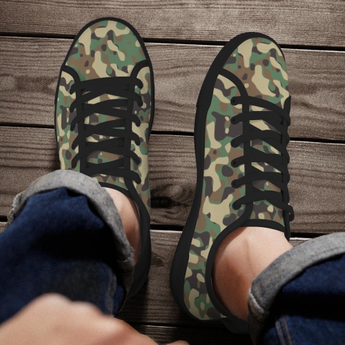 Men's Low-Top Canvas Sneakers