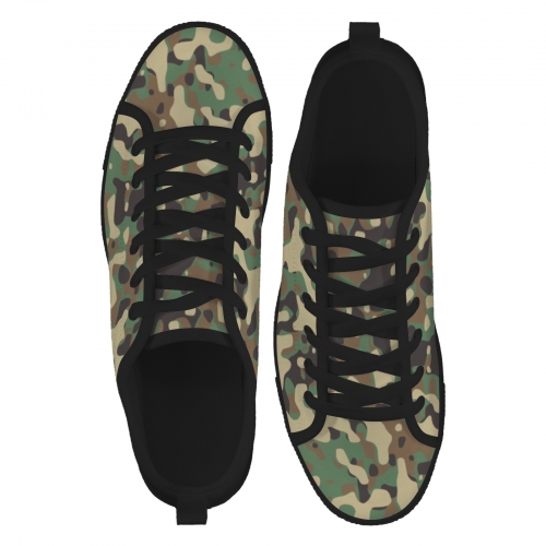 Men's Low-Top Canvas Sneakers