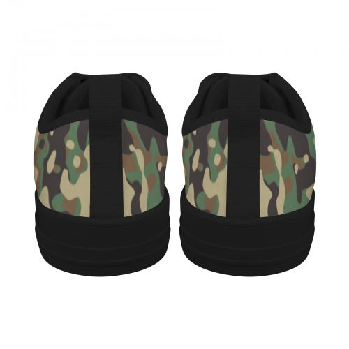 Men's Low-Top Canvas Sneakers