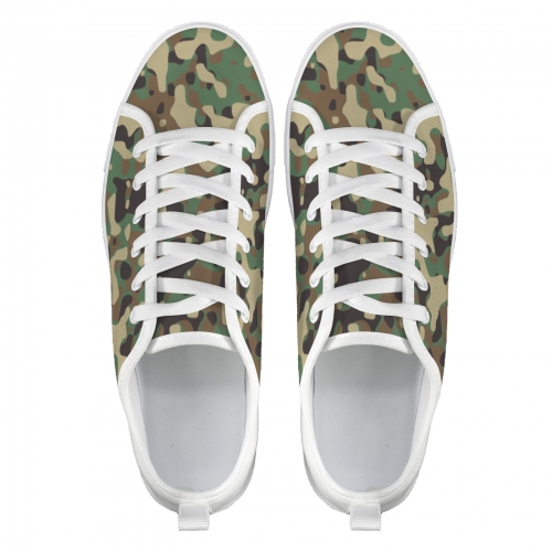 Men's Low-Top Canvas Sneakers