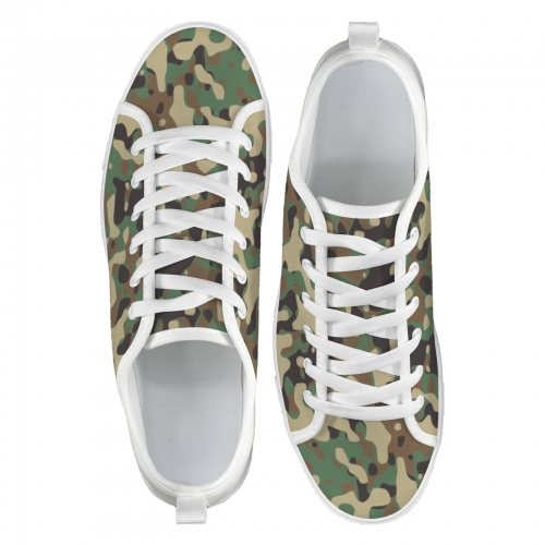 Men's Low-Top Canvas Sneakers