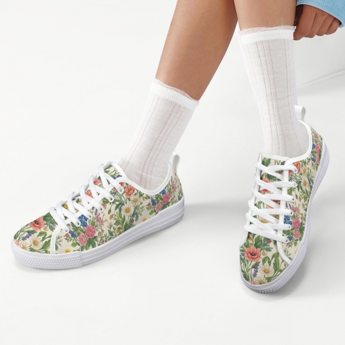 Women's Low-Top Canvas Sneakers