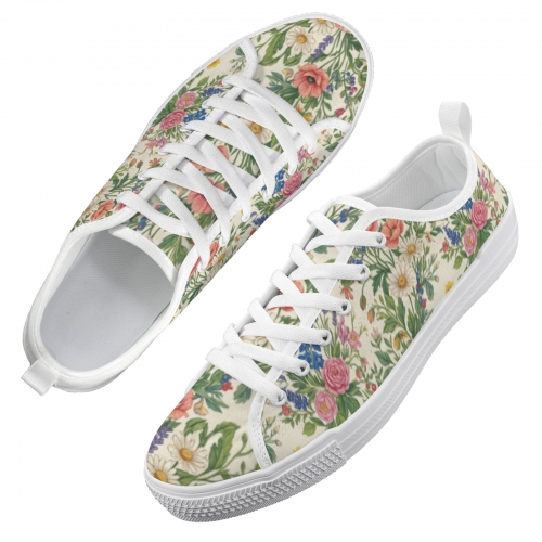Women's Low-Top Canvas Sneakers
