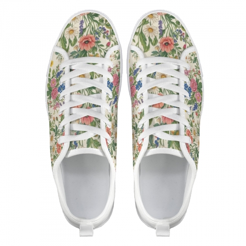 Women's Low-Top Canvas Sneakers