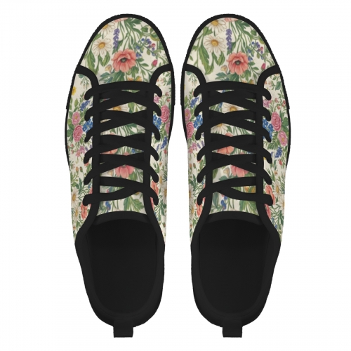 Women's Low-Top Canvas Sneakers