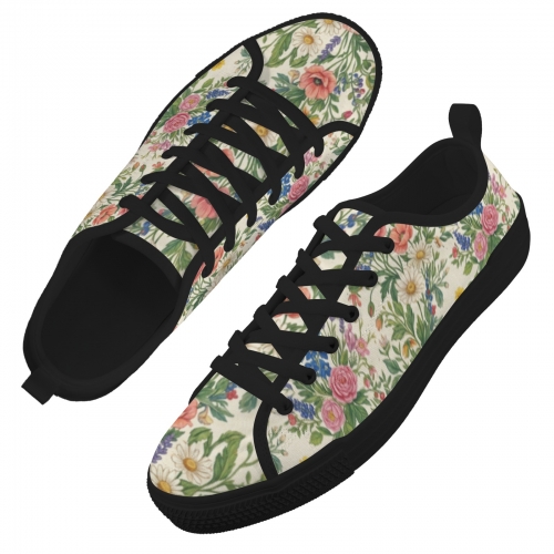 Women's Low-Top Canvas Sneakers