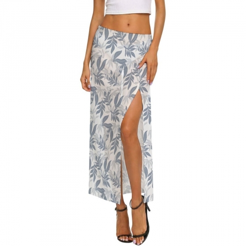 Women's Mesh Slit Skirt