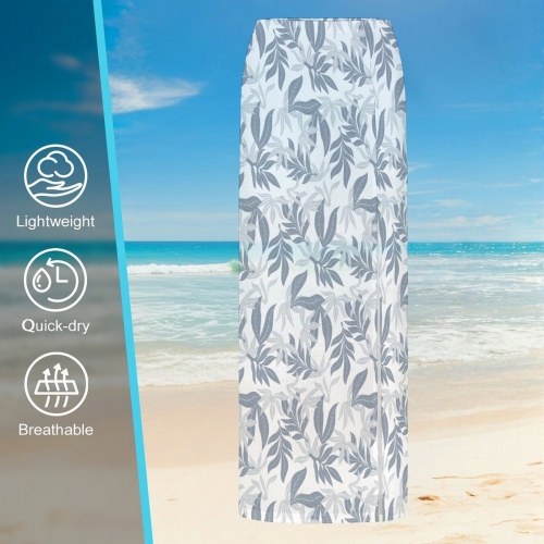 Women's Mesh Slit Skirt