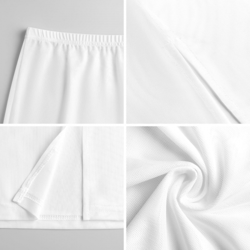 Women's Mesh Slit Skirt