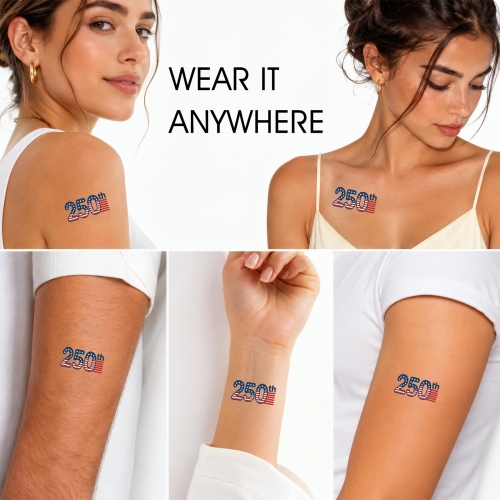 Personalized Temporary Tattoos (15 Pieces) | Ships from USA