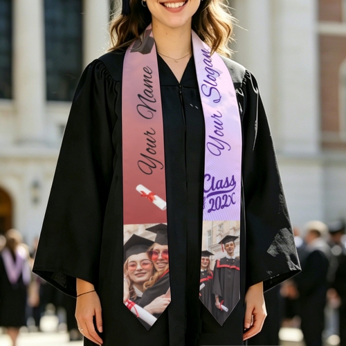 Adult Graduation Stole 78" × 5" | Ships from USA