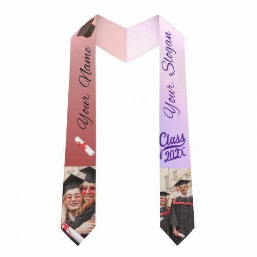 Adult Graduation Stole 78" × 5" | Ships from USA
