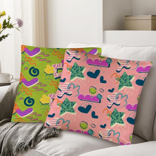 Throw Pillow 18" x 18"  (Set of 2) | Ships from USA