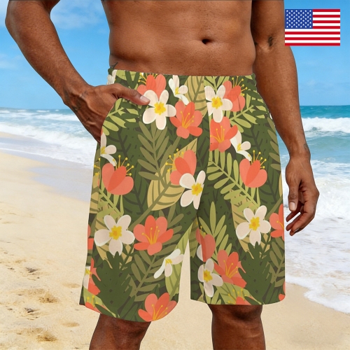 Men's All Over Print Beach Shorts (Sets 26) | Ships from USA