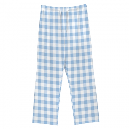 Men's Drawstring Pajama Trousers Without Pockets | Ships from USA