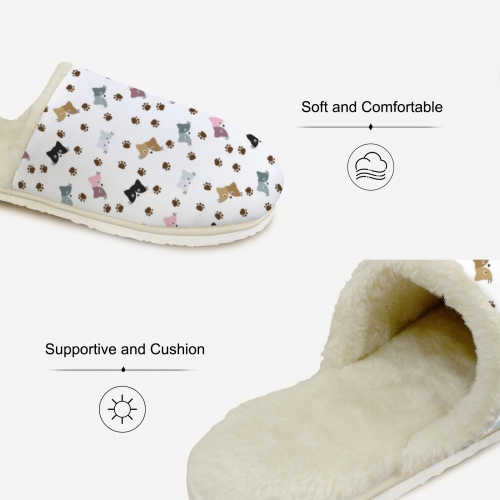 Women's Faux Fur Lined Indoor Slippers