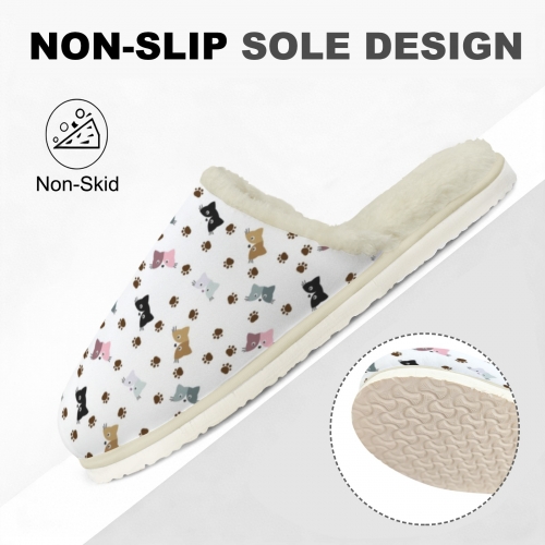 Women's Faux Fur Lined Indoor Slippers