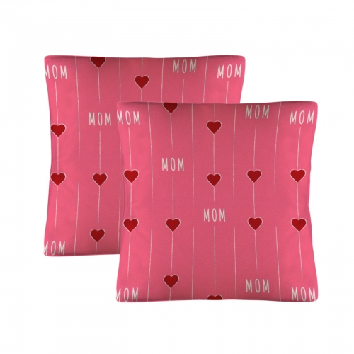 Linen Pillow Case 18" x 18" ( One Side & Pack of 2 )