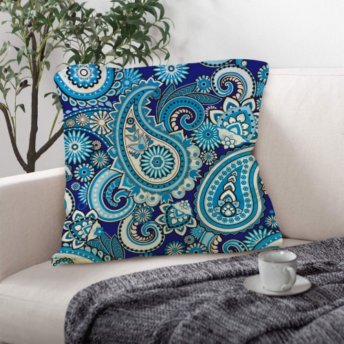 Linen Pillow Case 18" x 18" ( One Side & Pack of 4 )