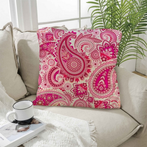 Linen Pillow Case 18" x 18" ( One Side & Pack of 4 )