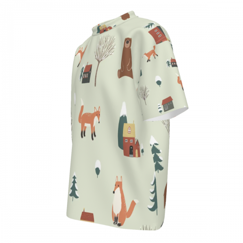 Kids Crew Neck Short Sleeve T-Shirt