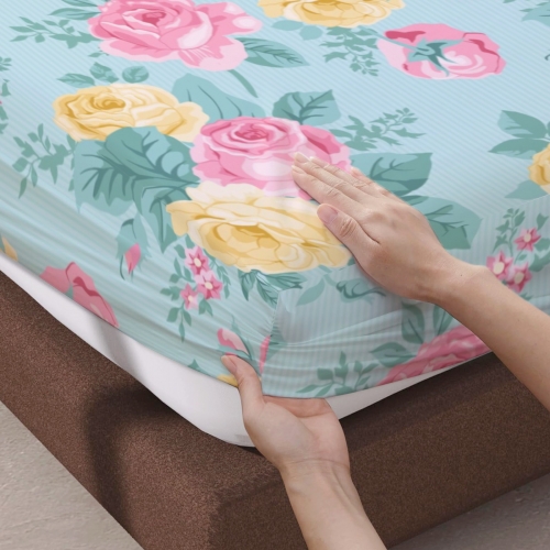 Double Bed Fitted Sheet 54" x 75" x 13" | Ships from USA