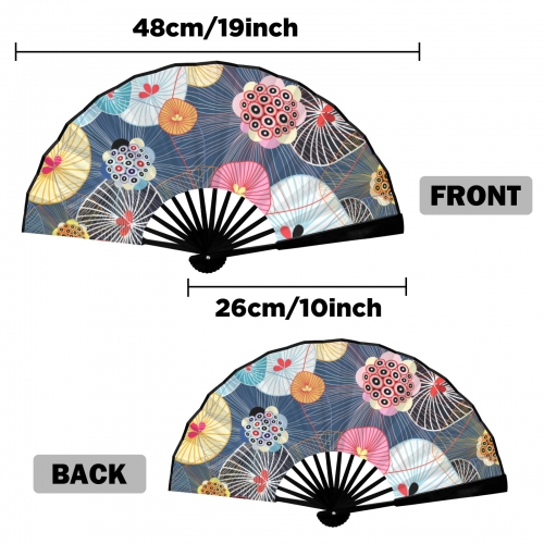 Double-Sided Custom Folding Fan