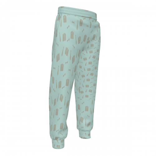 Children’s Drawstring Cuffed Sweatpants With Side Pockets