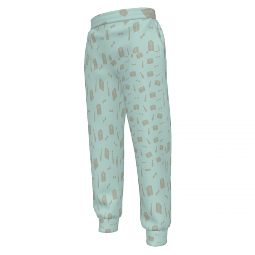 Children’s Drawstring Cuffed Sweatpants With Side Pockets