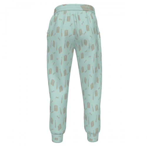 Children’s Drawstring Cuffed Sweatpants With Side Pockets