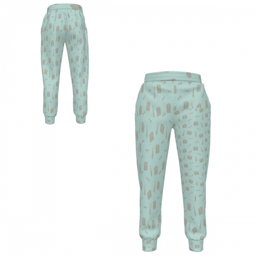 Children’s Drawstring Cuffed Sweatpants With Side Pockets