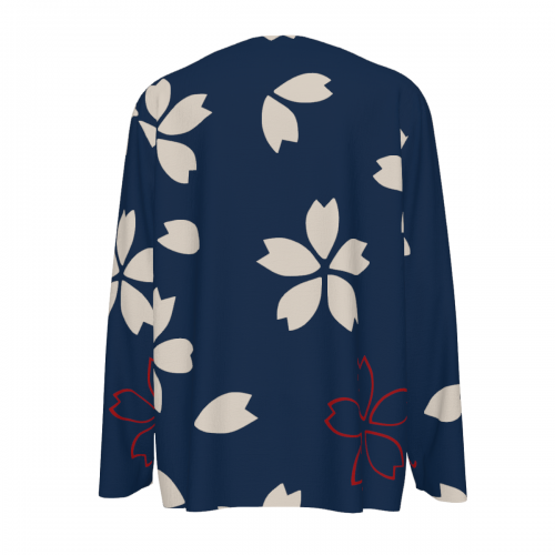 Men's Long-Sleeve Drawstring Shirt