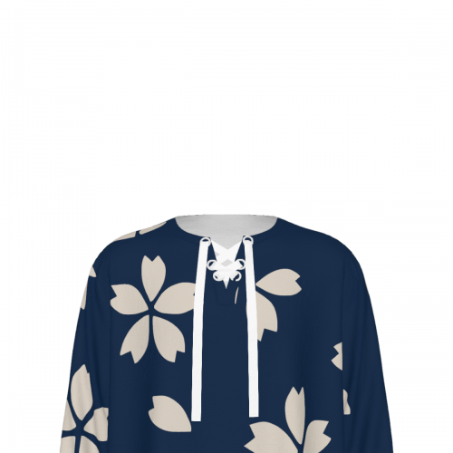 Men's Long-Sleeve Drawstring Shirt