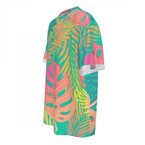 Men's Half-Placket Button Short Sleeve Shirt