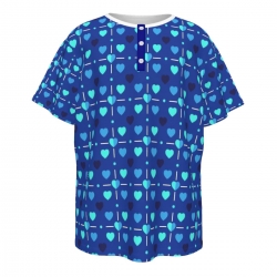 Men's Short Sleeve 3-Button Henley T-Shirt