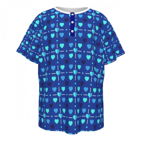 Men's Short Sleeve 3-Button Henley T-Shirt