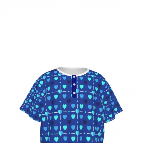 Men's Short Sleeve 3-Button Henley T-Shirt