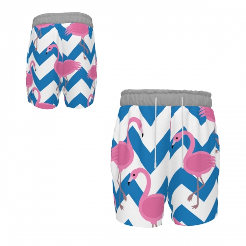 Kids' Drawstring Beach Shorts with Side Pockets